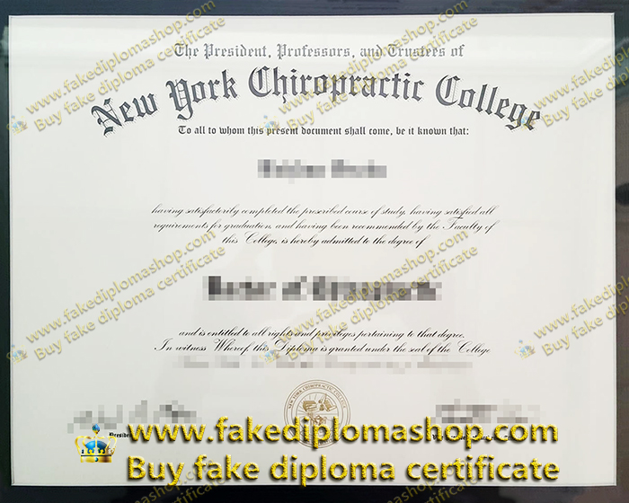 New York Chiropractic College degree