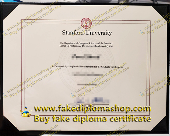 Stanford University certificate