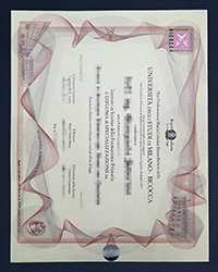 How long to buy fake UNIMIB diploma, University of Milano-Bicocca degree online?