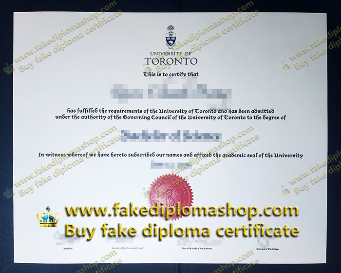 Toronto University fake degree