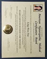 ANMCB certificate for sale, American Naturopathic Medical certification board certificate