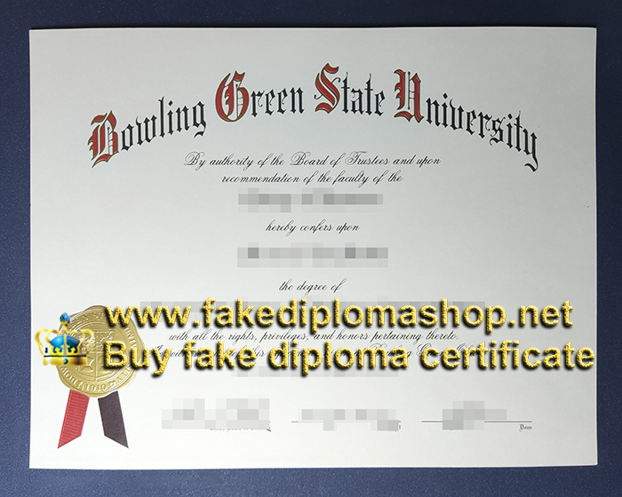 Bowling Green State University diploma, BGSU degree