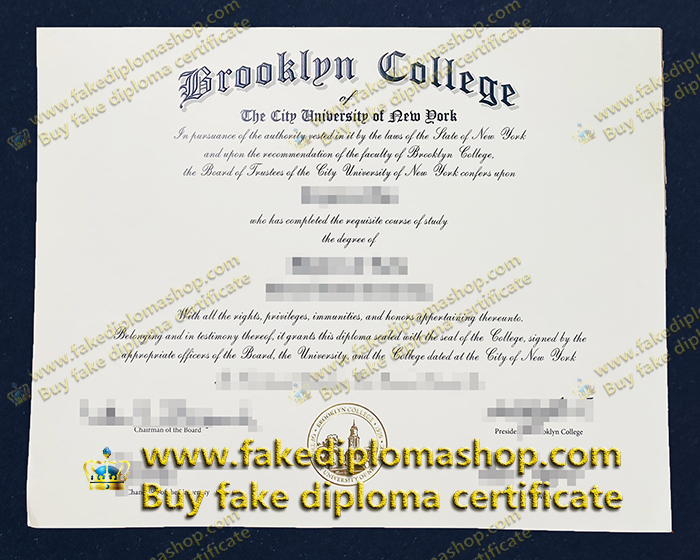 Brooklyn College degree