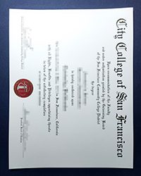 CCSF diploma, City College of San Francisco degree for sale