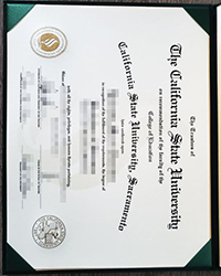 How long to get a CSU Sacramento diploma fake online?