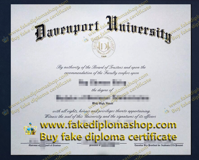 Davenport University degree