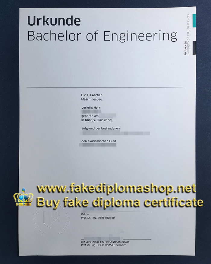 FH Aachen degree, FH Aachen University of Applied Sciences diploma