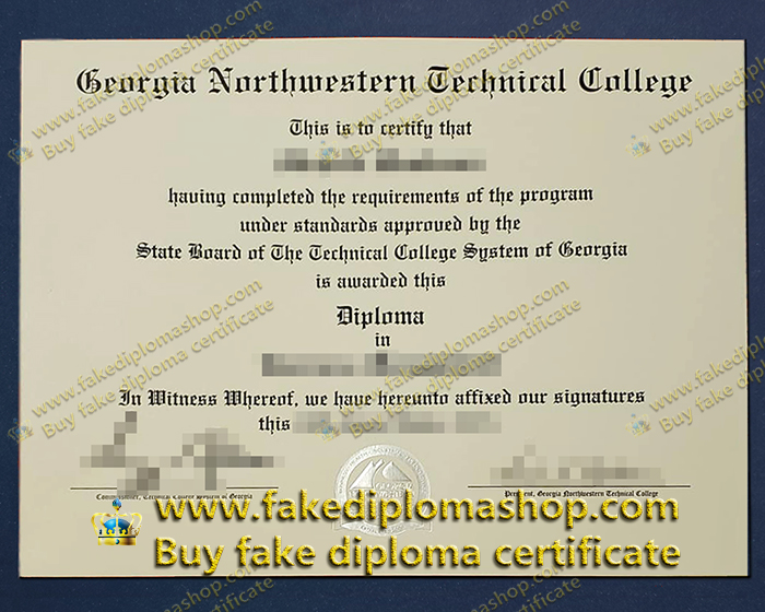 GNTC fake diploma, Georgia Northwestern Technical College diploma