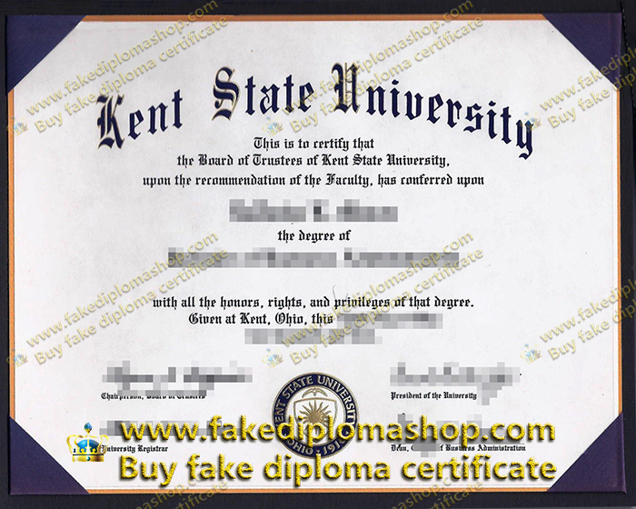 KSU fake diploma, Kent state university diploma