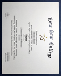 Buy fake Lone Star College diploma, LSC fake degree for sale