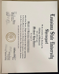 How to buy LSUS diploma fake? Louisiana State University Shreveport diploma