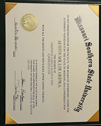 MSSU fake degree for sale, buy Missouri Southern State University diploma