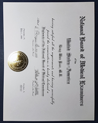 Phony NBME diploma, National Board of Medical Examiners certificate for sale