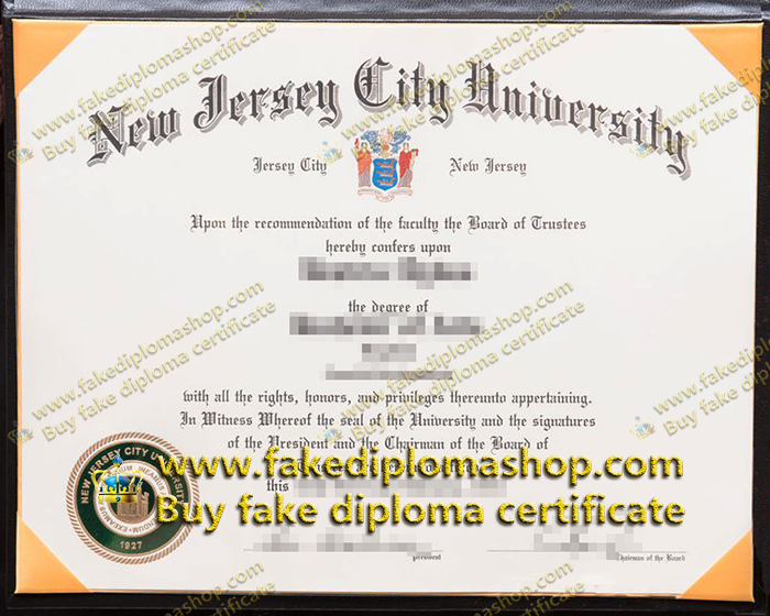 NJCU fake diploma, New Jersey City University diploma degree