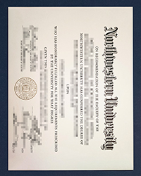 Shop Northwestern University diploma online, buy a fake America degree