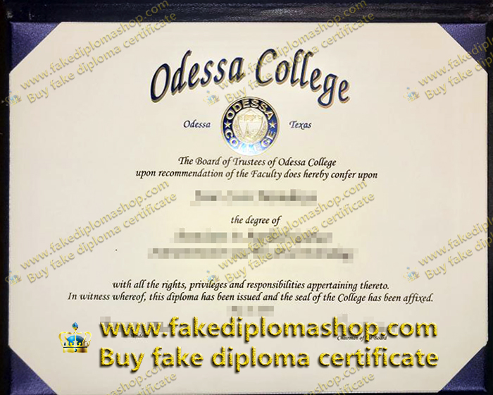 Odessa College diploma