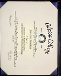 Odessa College diploma fake, Odessa College degree for sale