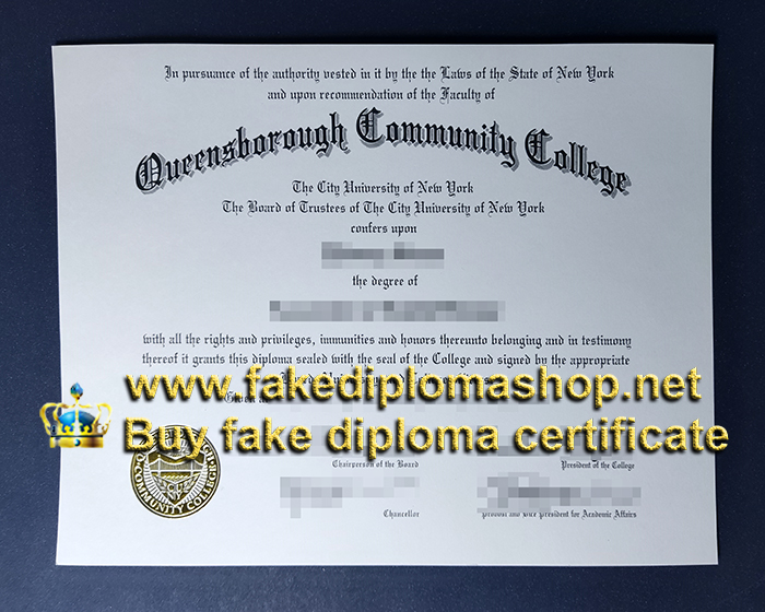 Queensborough Community College diploma, QCC diploma