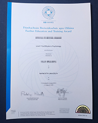 Purchase a fake QQI AWARD Level 7 certificate of Maynooth University online