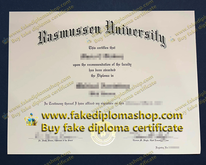 Rasmussen University diploma