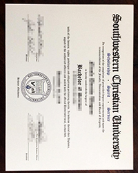 Shop a fake Southwestern Christian University diploma of Bachelor online