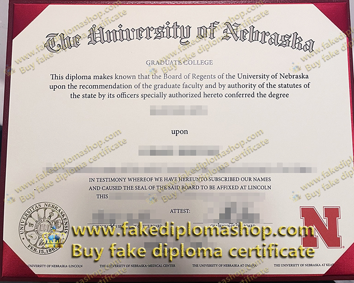 University of Nebraska–Lincoln diploma, UNL degree