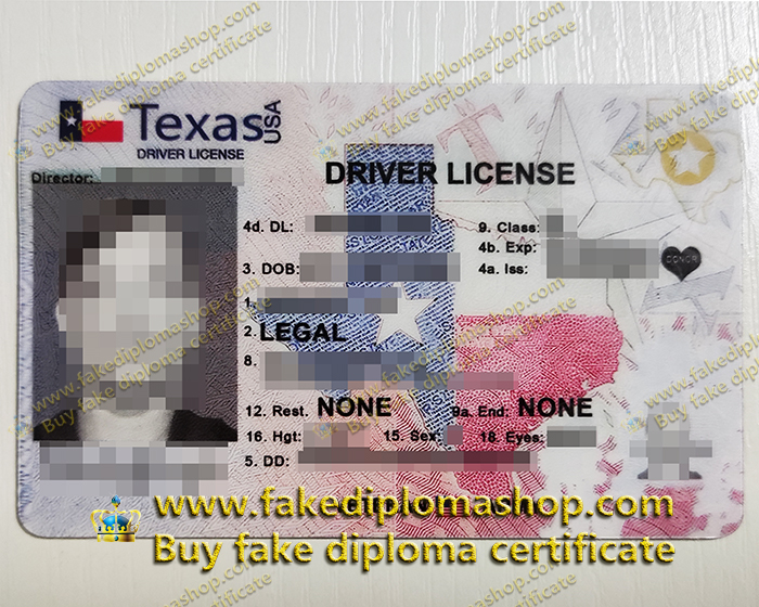 USA Texas Driver License, USA Texas ID