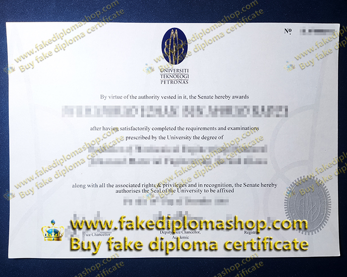 UTP fake diploma, Universiti Teknologi Petronas diploma