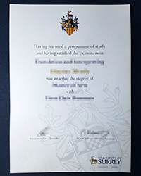 University of Surrey degree and transcript  for sale, buy fake diploma