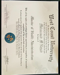 West Coast University diploma fake, buy WCU degree online