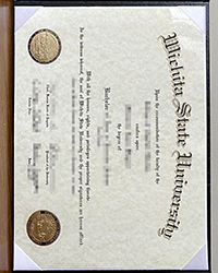 Wichita State University diploma for sale, buy a fake WSU Bachelor degree