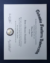 Purchase a fake Columbia Southern University diploma of Master online