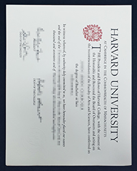 Shop a fake Harvard University Bachelor diploma online