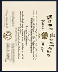 How to obtain a fake Hope College Bachelor diploma online?