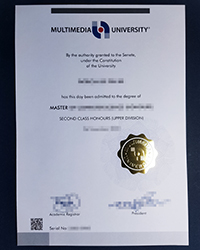 How to buy a fake Multimedia University diploma, MMU degree of Master?