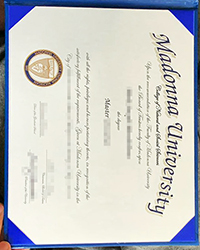 Is it hard to get Madonna University diploma of Master in America?