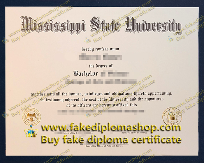 Mississippi State University diploma