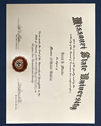 Missouri State University diploma, Buy a fake MSU Master degree certificate