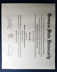 Old edition Georgia State University Bachelor degree for sale