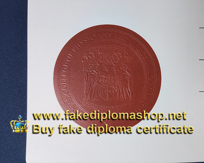 RCPSG diploma of Membership, Royal College of Physicians and Surgeons of Glasgow diploma seal