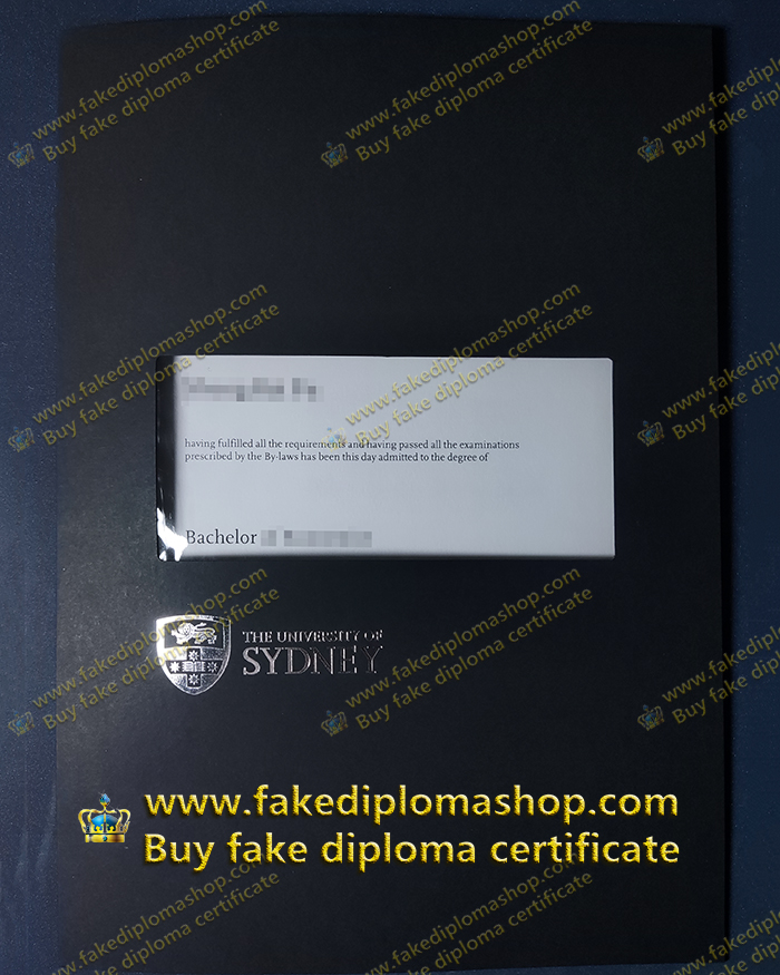 USYD diploma Cover, University of Sydney diploma Cover