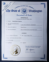 United States of America Certified certificate for sale