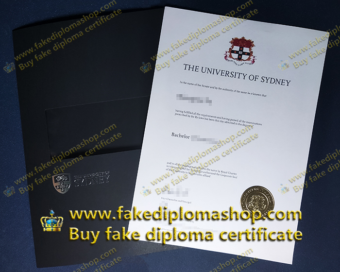 USYD diploma Cover, University of Sydney diploma