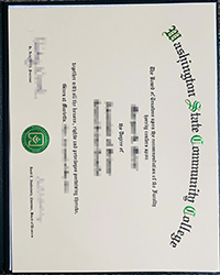 WSCC diploma for sale, Washington State Community College degree certificate