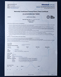 Purchase a phony NCCHC certificate, Nationally Coordinated Criminal History Check certificate online