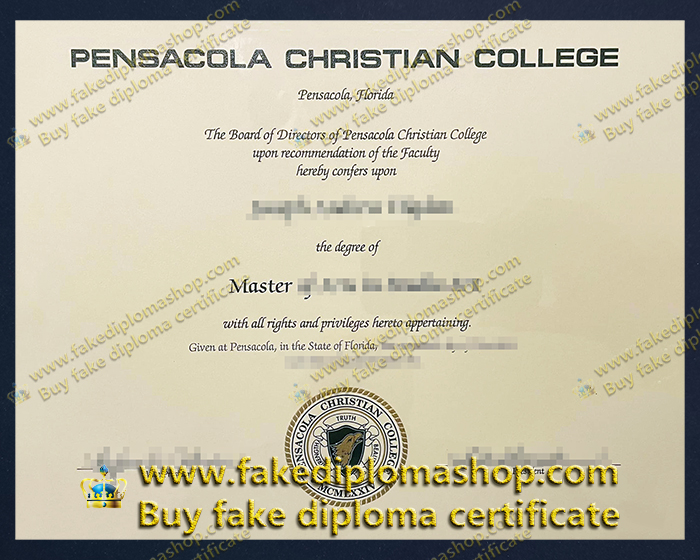 Pensacola Christian College diploma, PCC Master degree