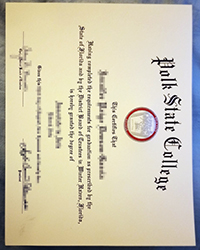 PSC fake degree certificate, Polk State College diploma for sale