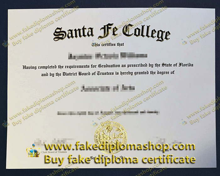 Santa Fe College diploma