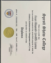 Purchase a Sprott Shaw College diploma with a real gold seal