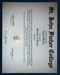 How to buy a fake St. John Fisher University diploma of Bachelor online?